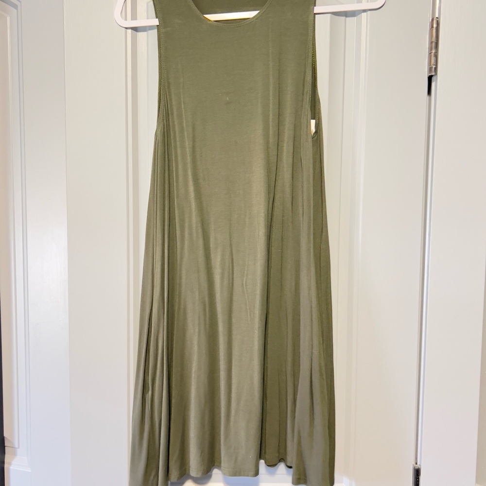 Socialite Olive Green Mini Dress